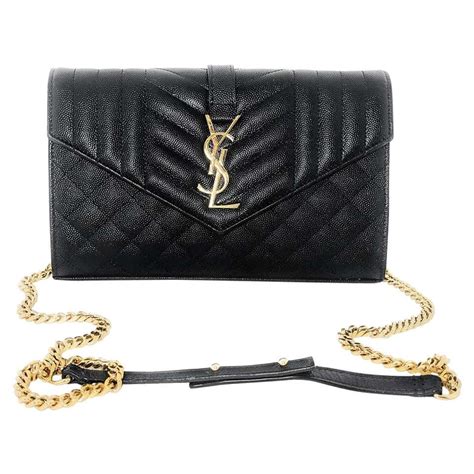 ysl wallet on chain length|ysl envelope wallet on chain.